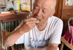 网红二饼和大爷吃瓜视频,网红互动引网友热议